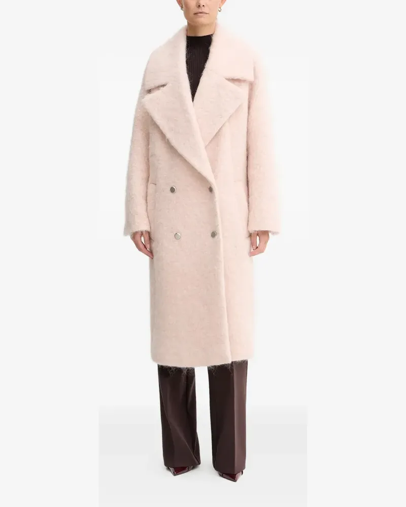HUGO BOSS double-breasted belted coat - Rosa Rosa