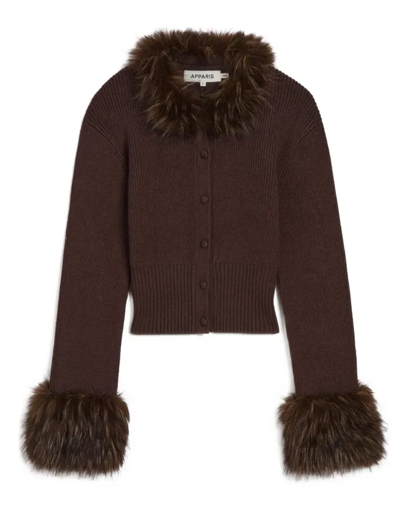 APPARIS Rosa Cardigan - Braun Braun