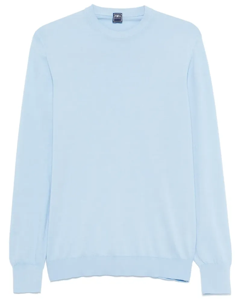 Fedeli Klassisches Sweatshirt - Blau Blau