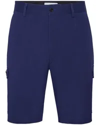 Philipp Plein Cargo-Shorts mit Logo-Schild Blau