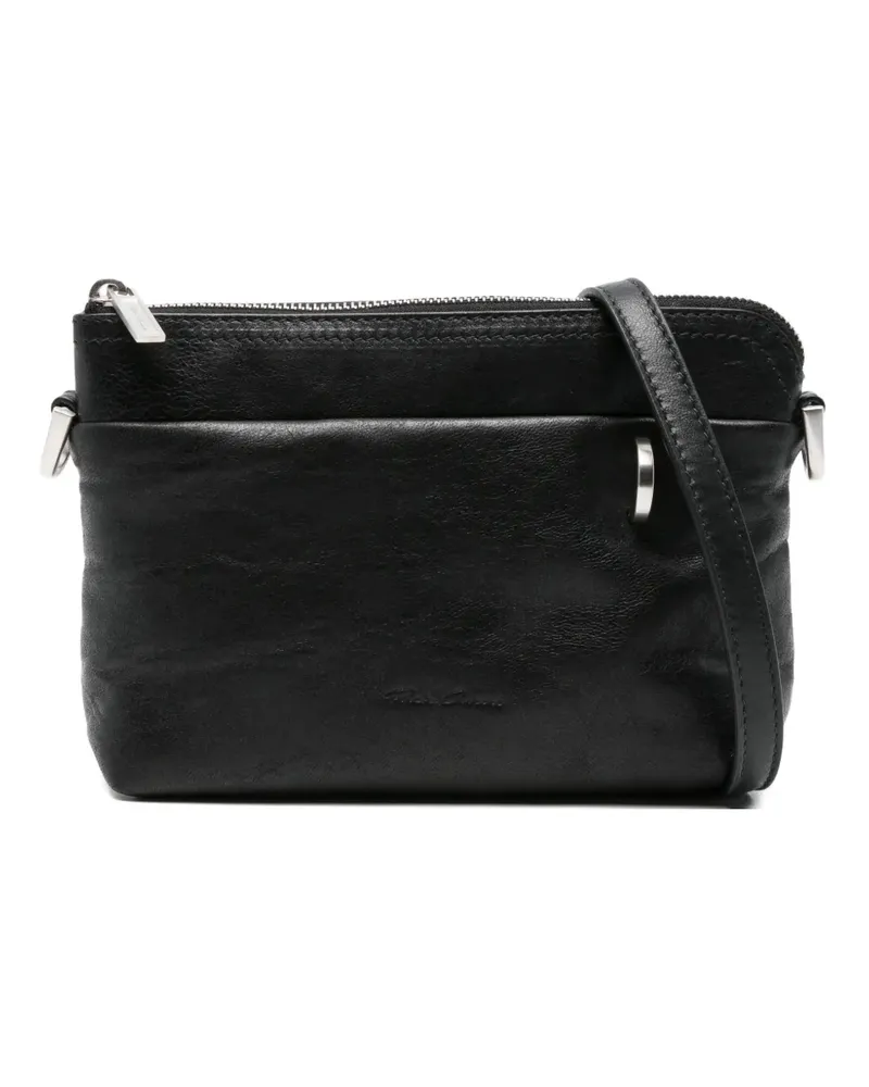 Rick Owens Schultertasche aus Leder - Schwarz Schwarz