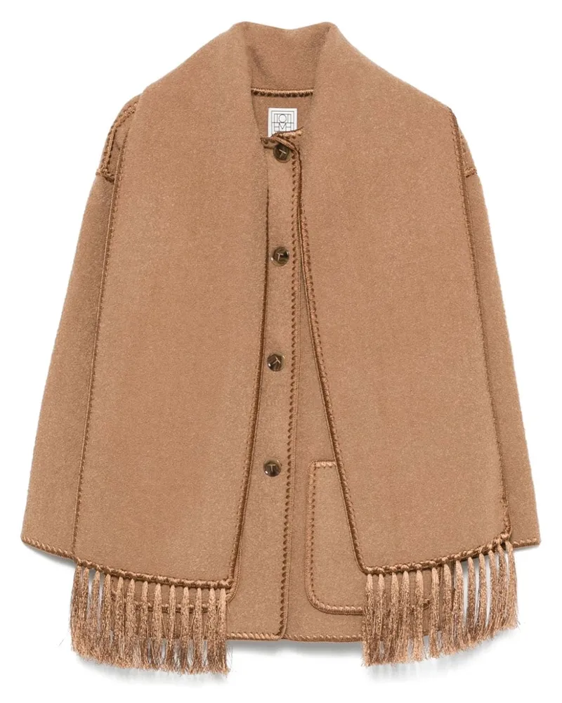 Totême Jacke mit Ziernähten - Braun Braun