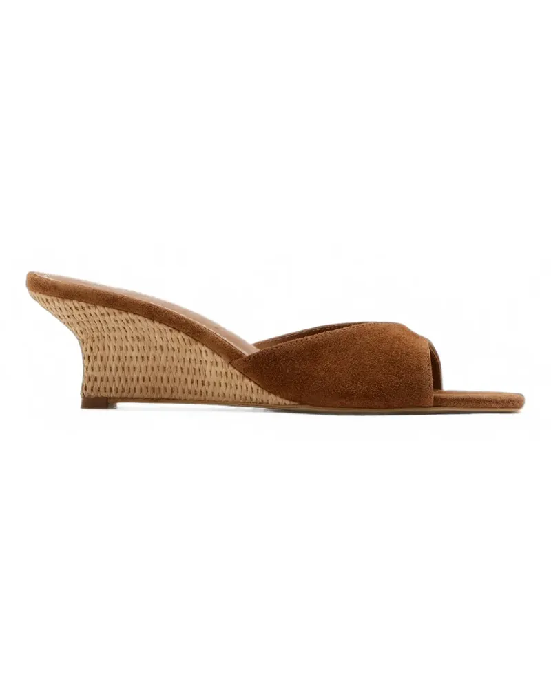 STAUD woven wedge mules - Braun Braun