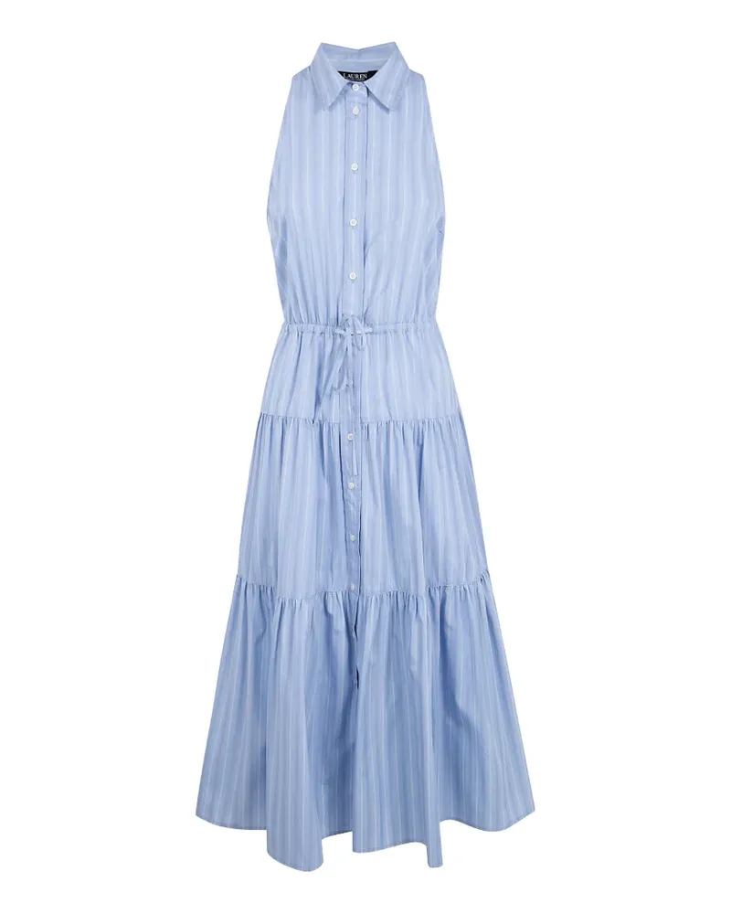 Ralph Lauren striped tiered dress - Blau Blau