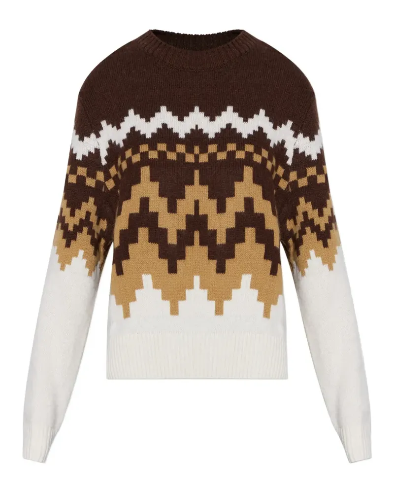 Canada Goose Thelon intarsia-knit sweater - Braun Braun