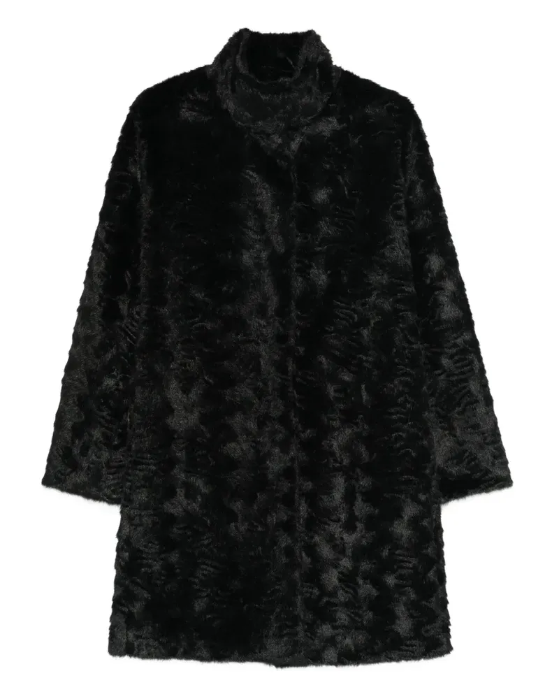 Pennyblack Strukturierter Alabama Mantel mit Stehkragen - Schwarz Schwarz