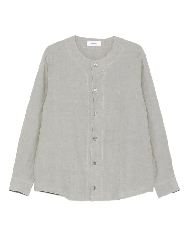 LARDINI Langärmeliges Hemd - Grau Grau