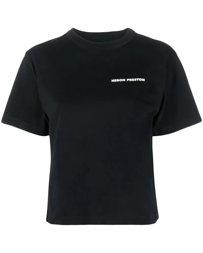 Heron Preston T-Shirt mit Logo-Print - Schwarz Schwarz