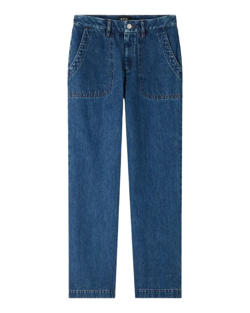 A.P.C. Seaside Jeans mit geradem Schnitt - Blau Blau