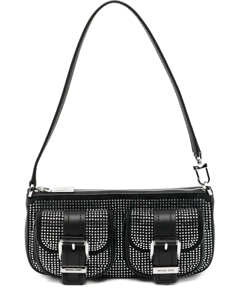 Michael Kors Kleine Zoe Schultertasche - Schwarz Schwarz