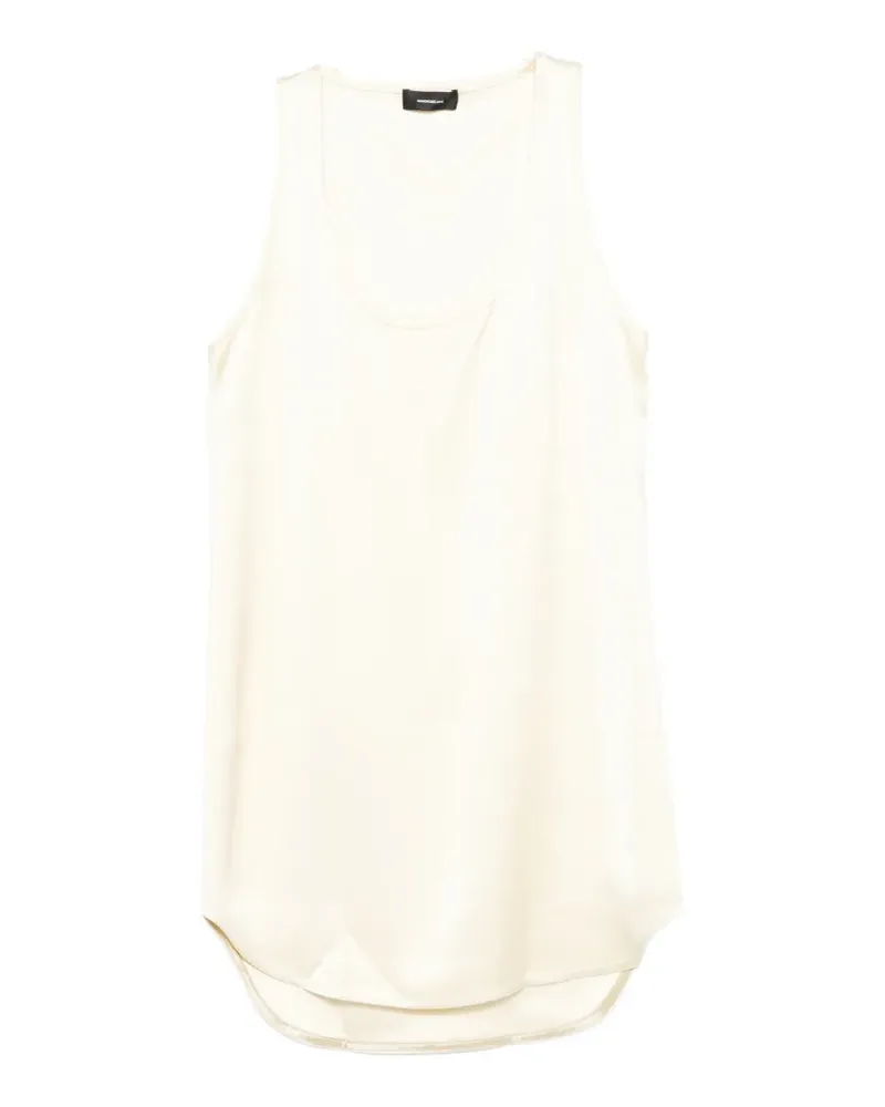 WARDROBE.NYC scoop-neck tank top - Nude Nude