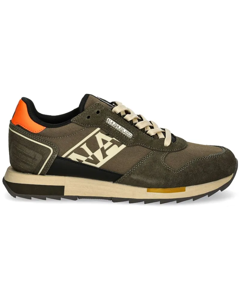 Napapijri Sneakers mit Logo-Print GrüN
