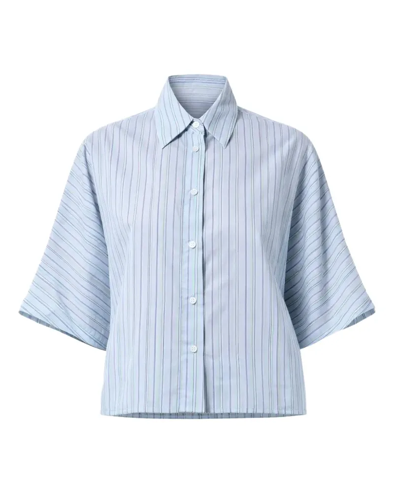 AGOLDE Merrin striped shirt - Blau Blau