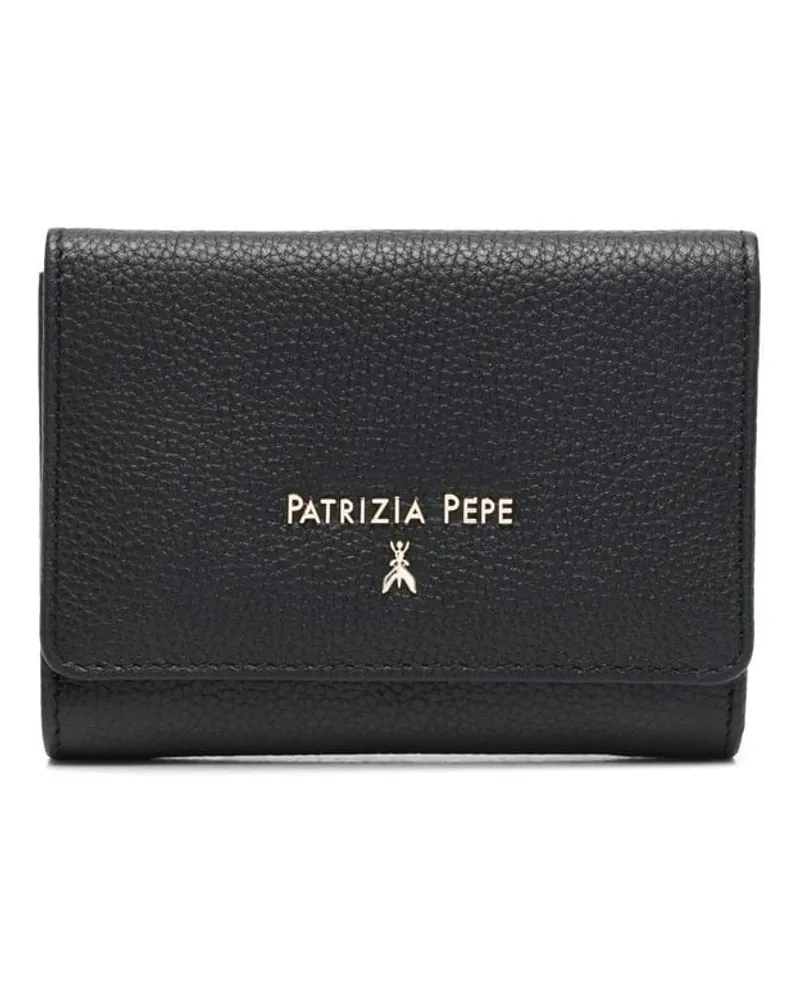 Patrizia Pepe Portemonnaie mit Logo-Print - Schwarz Schwarz
