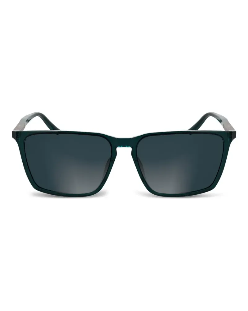 Calvin Klein Sonnenbrille mit eckigem Gestell - Blau Blau