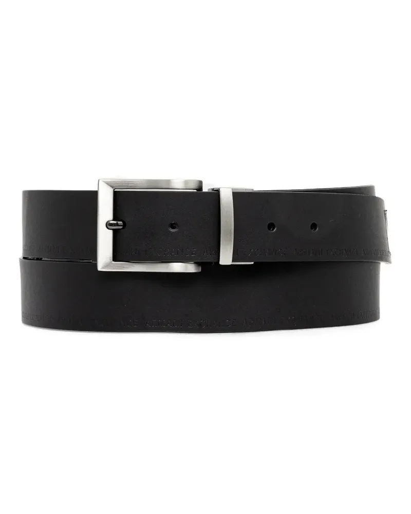 Armani Exchange buckle-fastening belt - Schwarz Schwarz