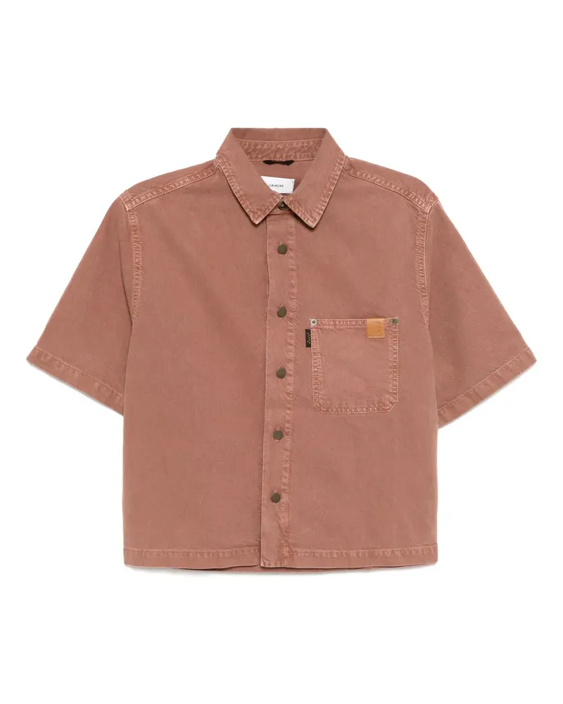 Haikure Hemd mit Logo-Patch - Nude Nude
