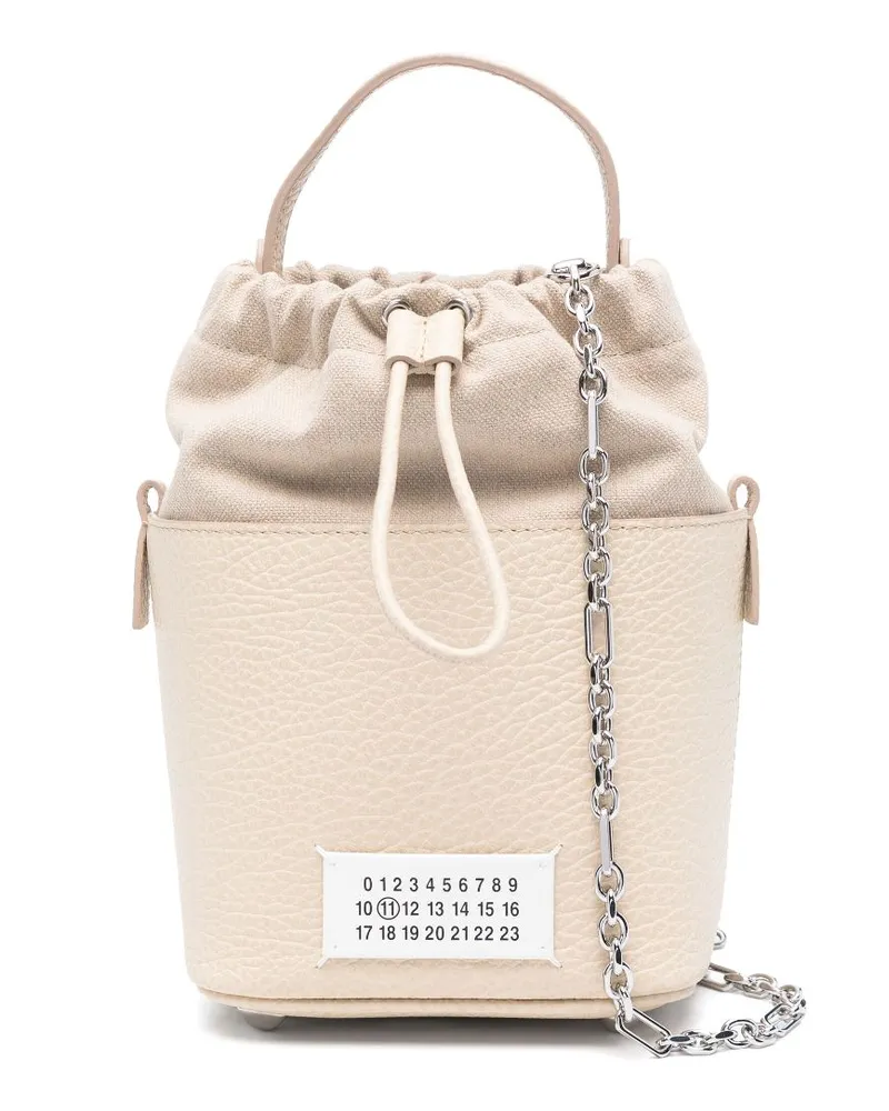 Maison Margiela Kleine 5AC Beuteltasche - Braun Braun