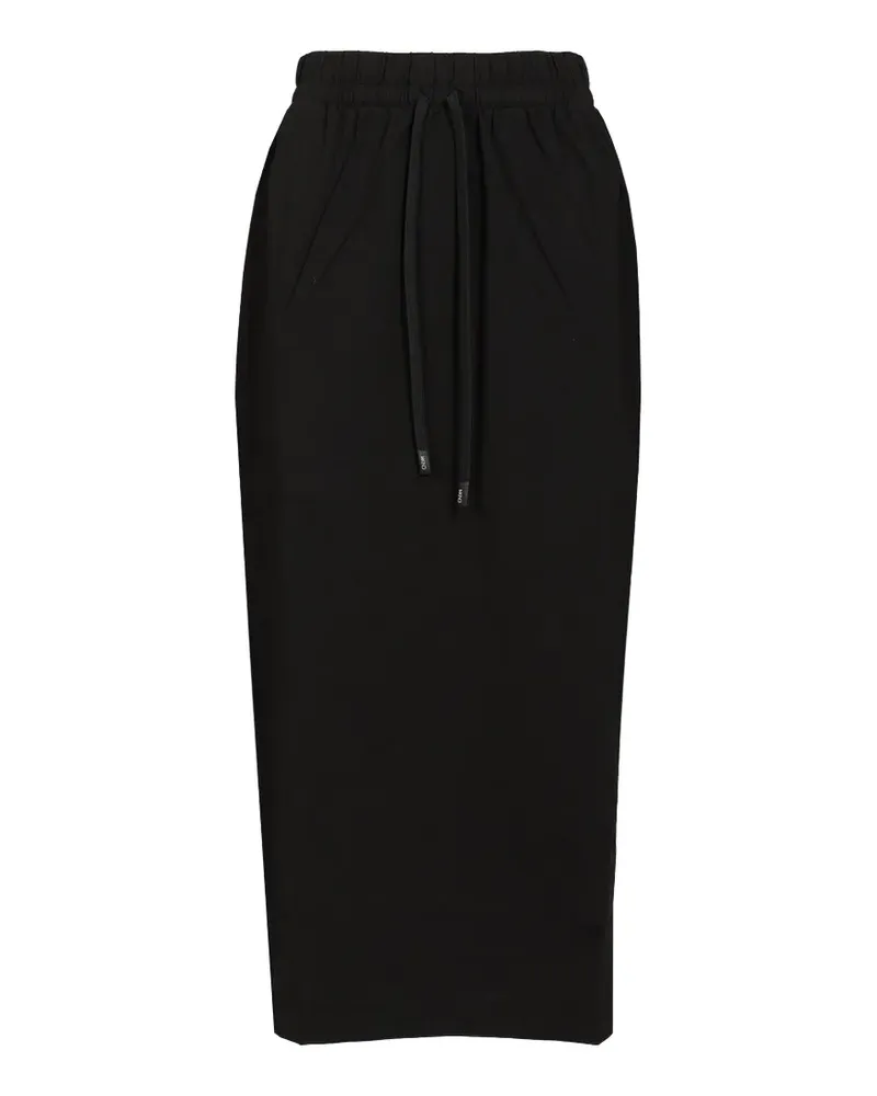 Max Mara drawstring-waist midi skirt - Schwarz Schwarz