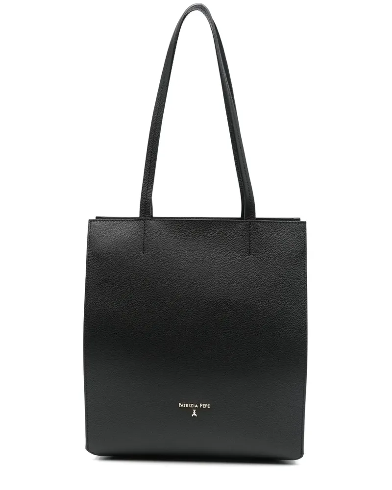 Patrizia Pepe Handtasche aus Leder - Schwarz Schwarz