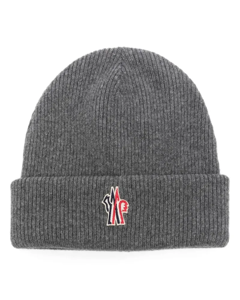 Moncler Klassische Beanie - Grau Grau