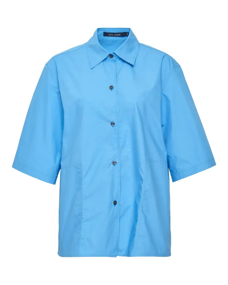Sofie D'Hoore Hemd mit Brusttasche - Blau Blau