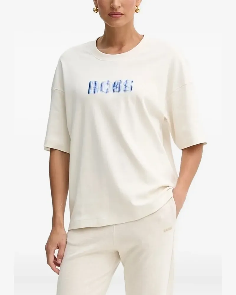 HUGO BOSS T-Shirt mit Logo-Detail - Weiß Weiß