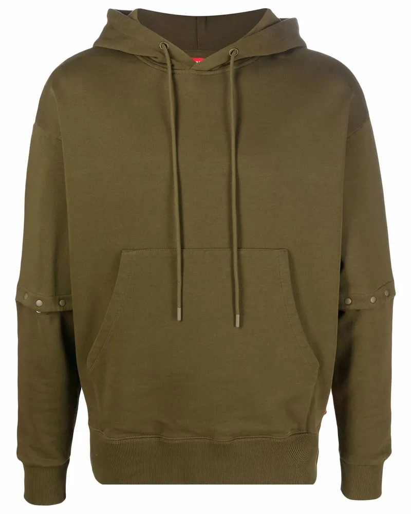 Camper Hoodie mit Logo-Patch - Grün Grün