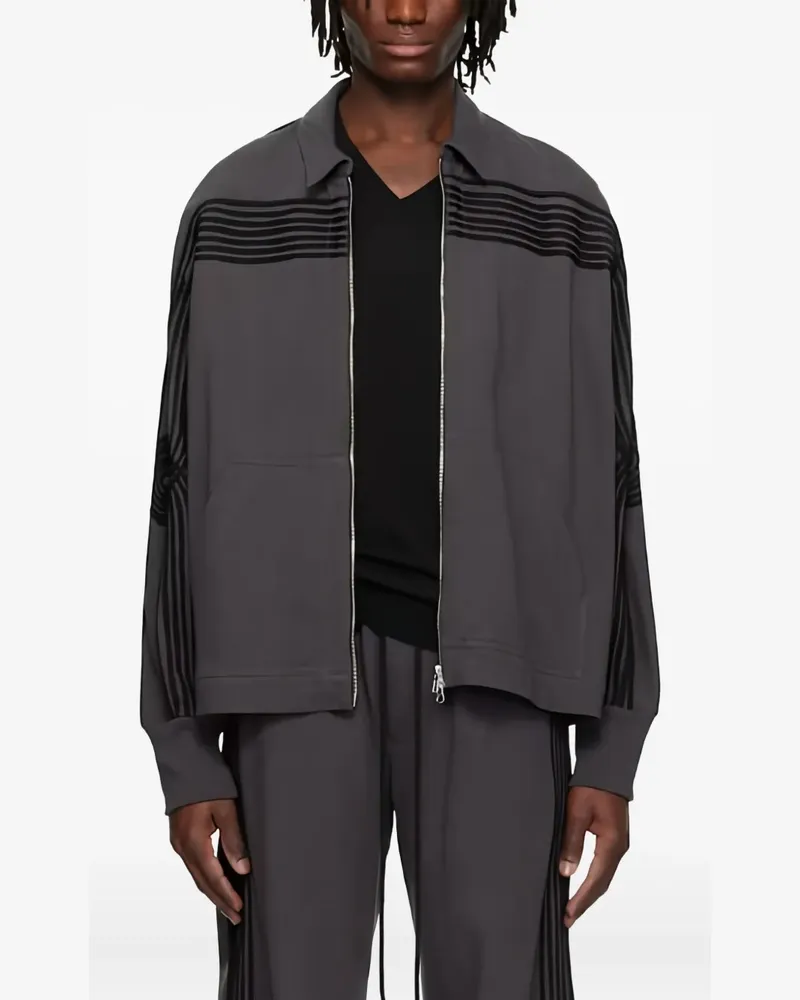 Song For The Mute Sportjacke mit Applikation - Grau Grau