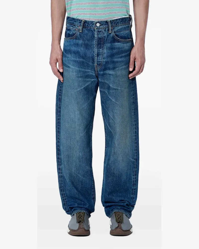 Visvim Social Sculpture 01 straight-leg jeans - Blau Blau