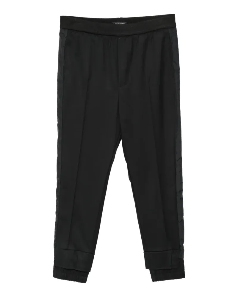 CoSTUME NATIONAL panelled elasticated track pants - Schwarz Schwarz