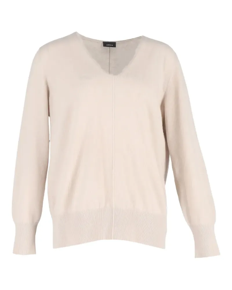 Akris Pullover mit V-Ausschnitt - Nude Nude
