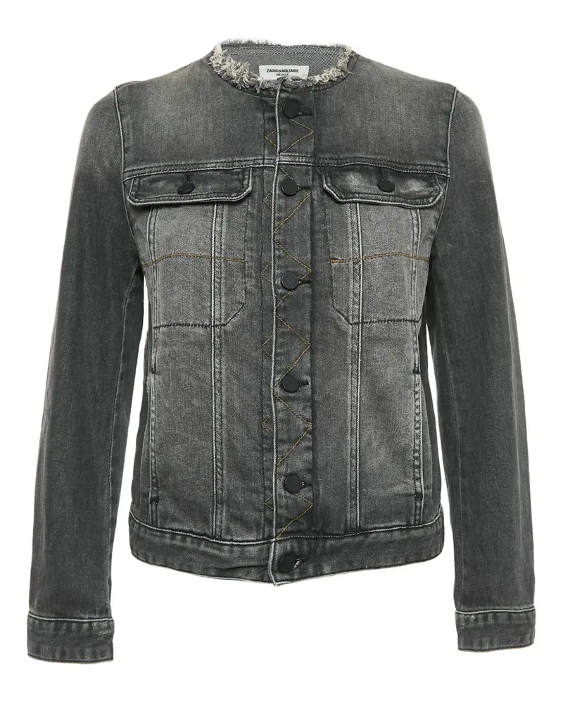 Zadig & Voltaire Klassische Jeansjacke - Grey Grey