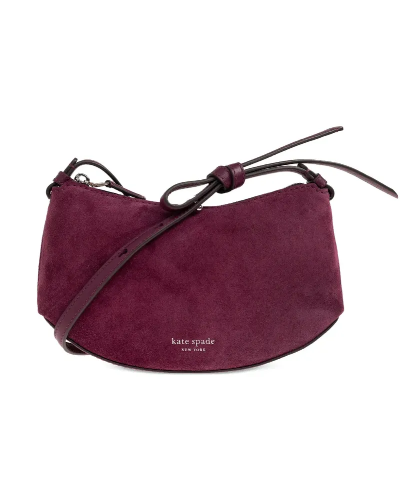 Kate Spade Loop suede crossbody bag - Violett Violett