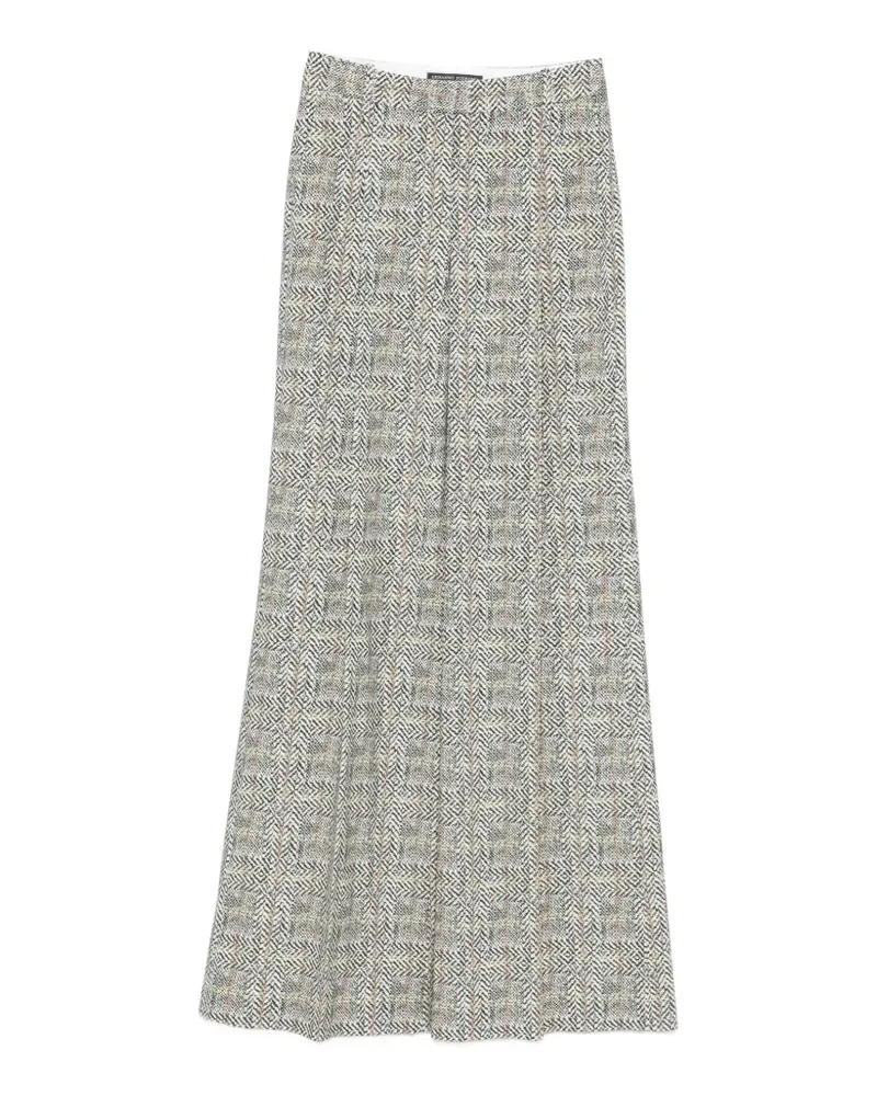 Ermanno Scervino Hose mit Fischgrätenmuster - Grau Grau