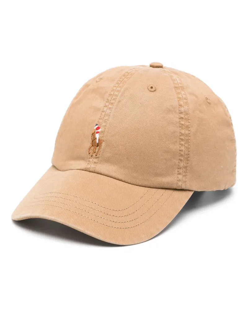 Ralph Lauren Baseballkappe mit Polo Pony-Stickerei - Braun Braun