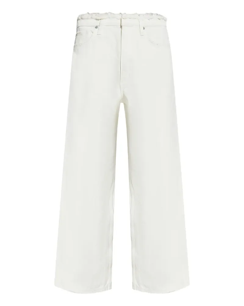 AllSaints Weite Blake High-Waist-Jeans - Weiß Weiß