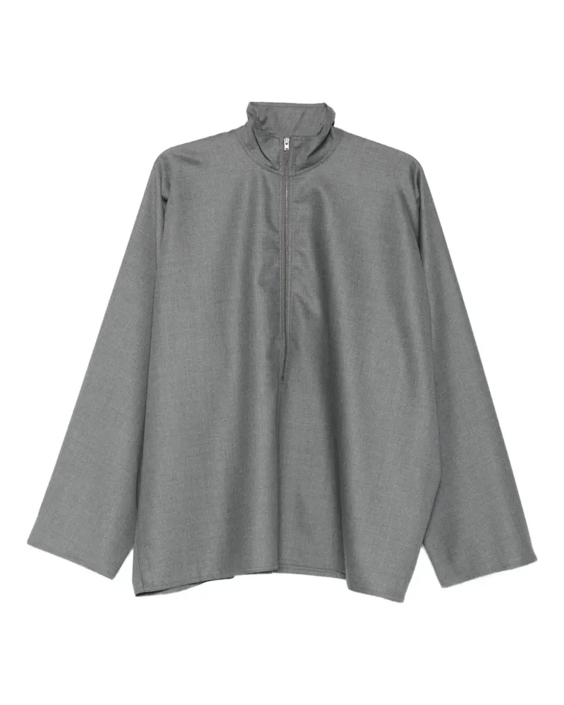 Sofie D'Hoore Bluse mit Reißverschluss - Grau Grau