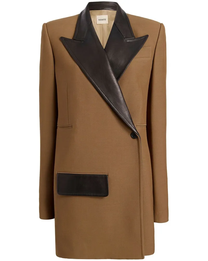 KHAITE The Jacobson Blazer - Braun Braun