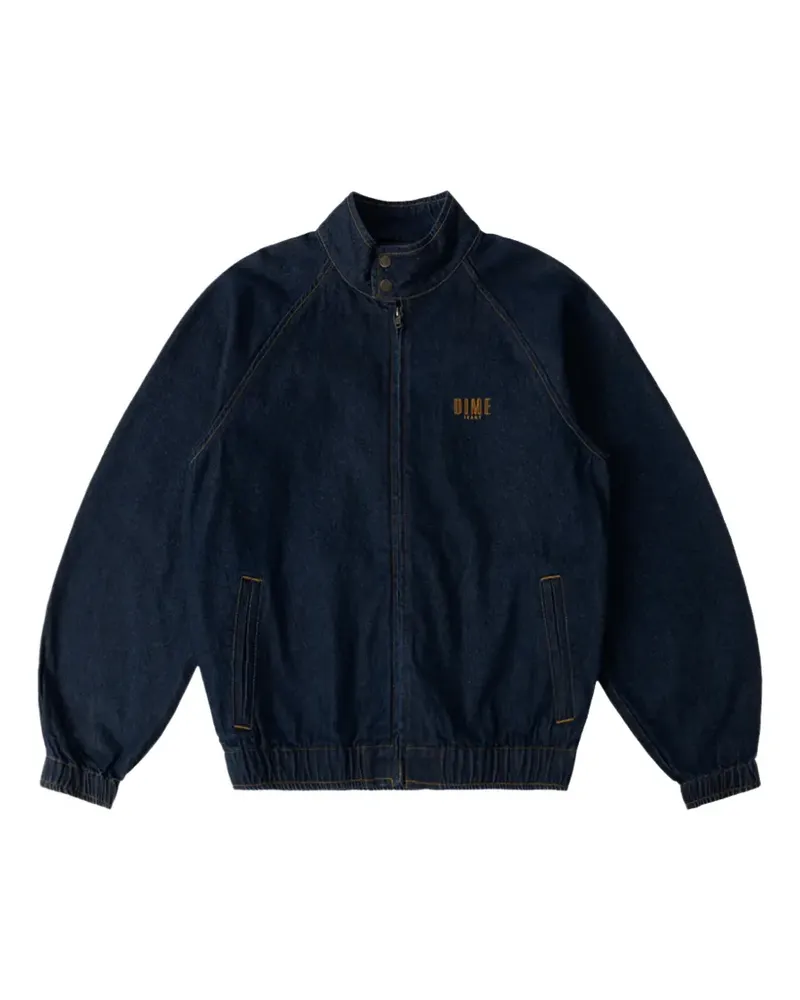 Dime Jacke mit Raglanärmeln und Logo-Stickerei - Blau Blau