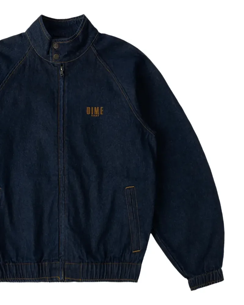 Dime Jacke mit Raglanärmeln und Logo-Stickerei - Blau Blau