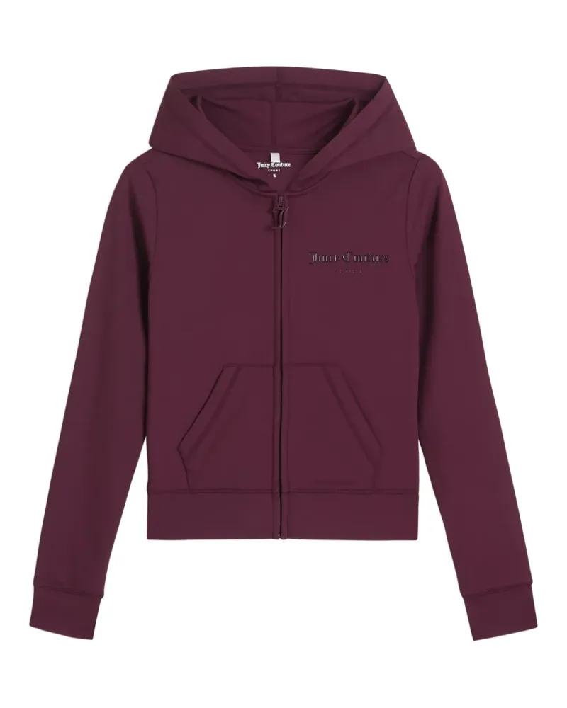 Juicy Couture Kapuzenjacke mit Logo-Print - Rot Rot