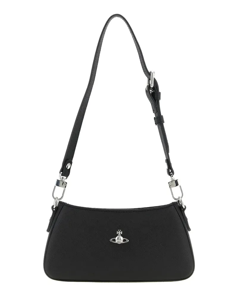 Vivienne Westwood Tasha logo-detail shoulder bag - Schwarz Schwarz