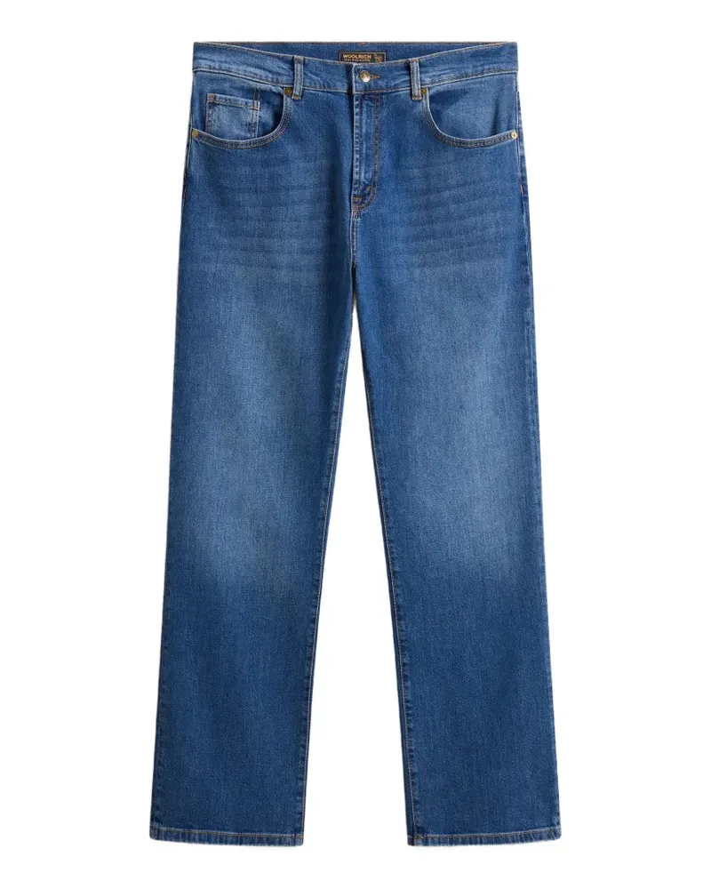 Woolrich Five-Pocket-Jeans - Blau Blau