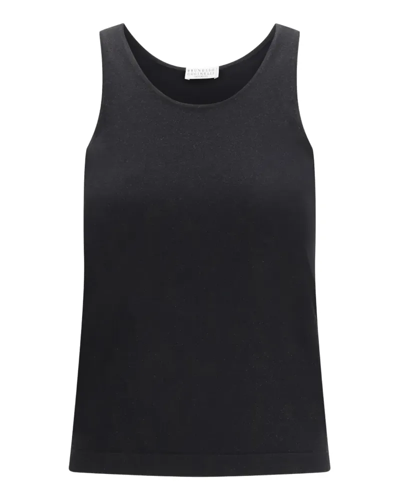 Brunello Cucinelli Ärmeloses Oberteil - Schwarz Schwarz