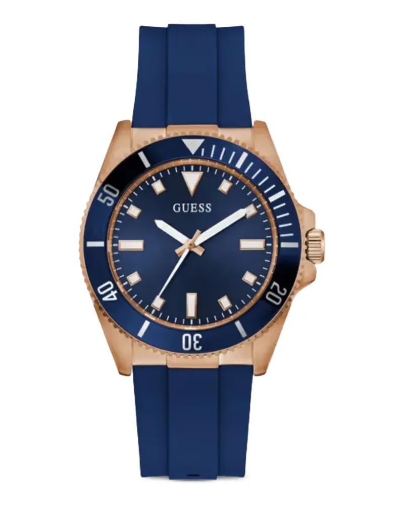 Guess round-shape 41mm watch - Blau Blau