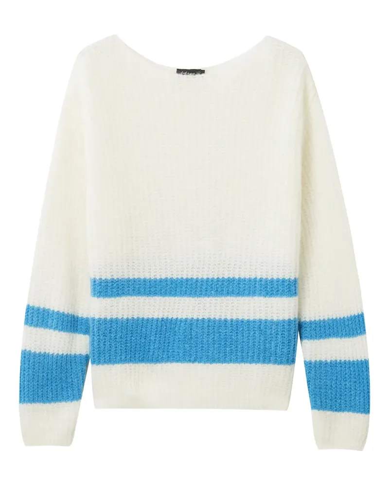 Tout a Coup Pullover mit U-Boot-Ausschnitt - Weiß Weiß