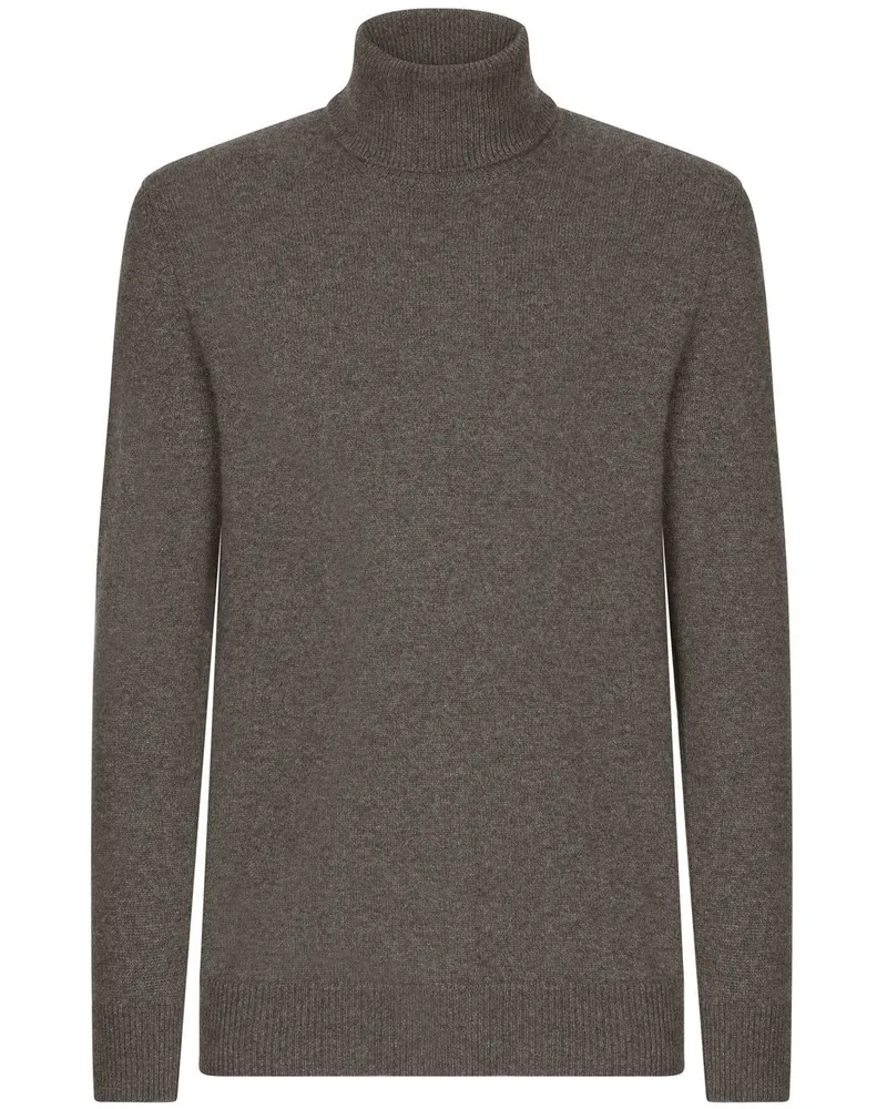 Dolce & Gabbana Kaschmirpullover mit Rollkragen - Braun Braun