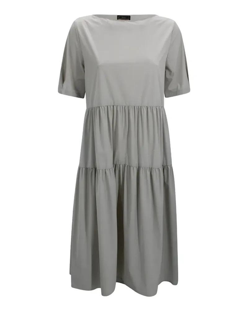 Herno Gestuftes Kleid - Grau Grau