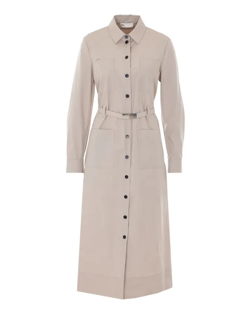Tory Burch belted shirt dress - Nude Nude